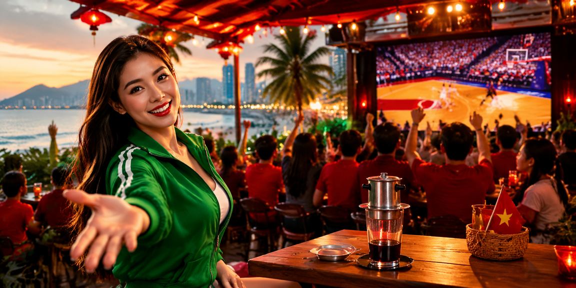 Người dùng Việt Nam xem cá cược bóng rổ trên điện thoại tại Nha Trang